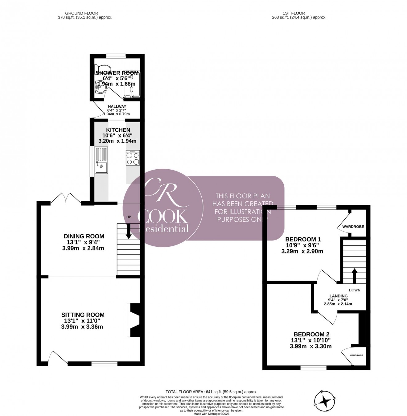 Floorplan for Park Street, Cheltenham