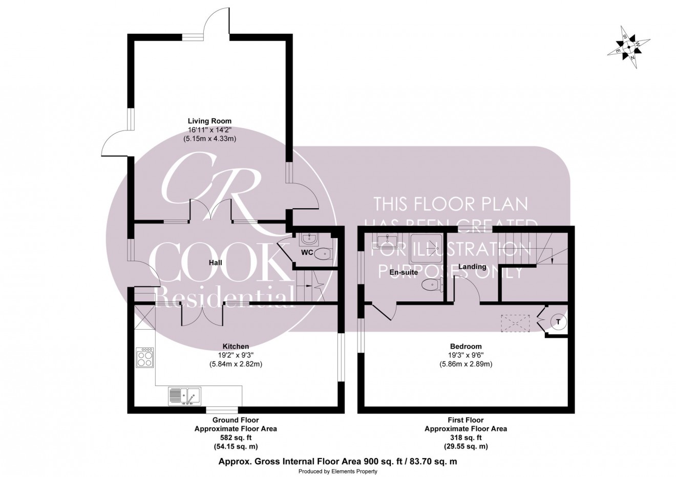 Floorplan for Carlton Street, Cheltenham