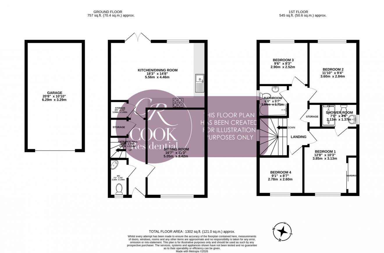 Floorplan for Burnet Drive, Cheltenham