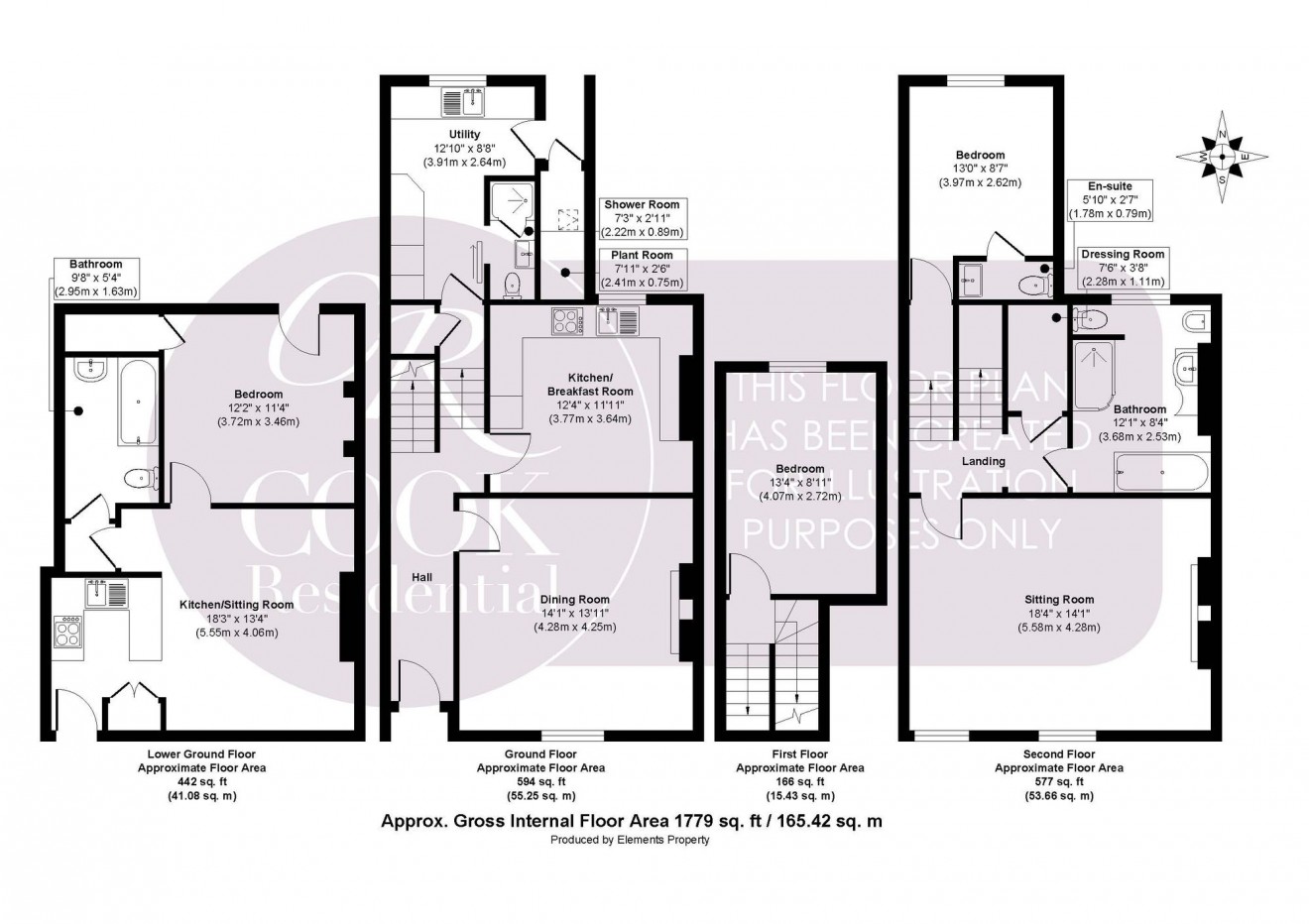Floorplan for St. James Square, Cheltenham
