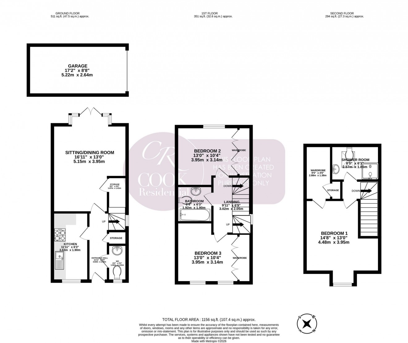 Floorplan for Wharfdale Square, Cheltenham