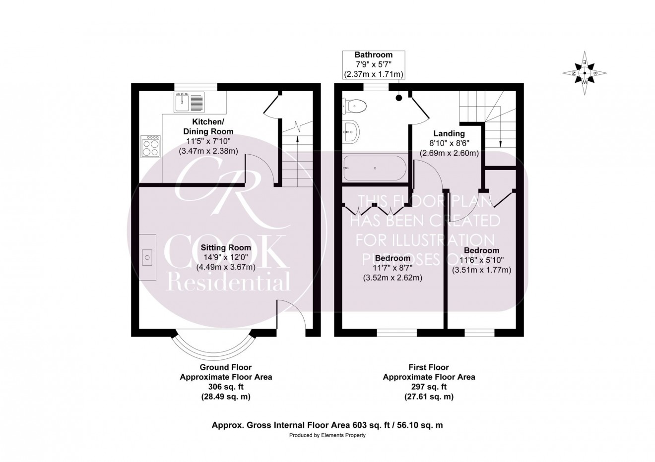 Floorplan for Cheltenham, GL50