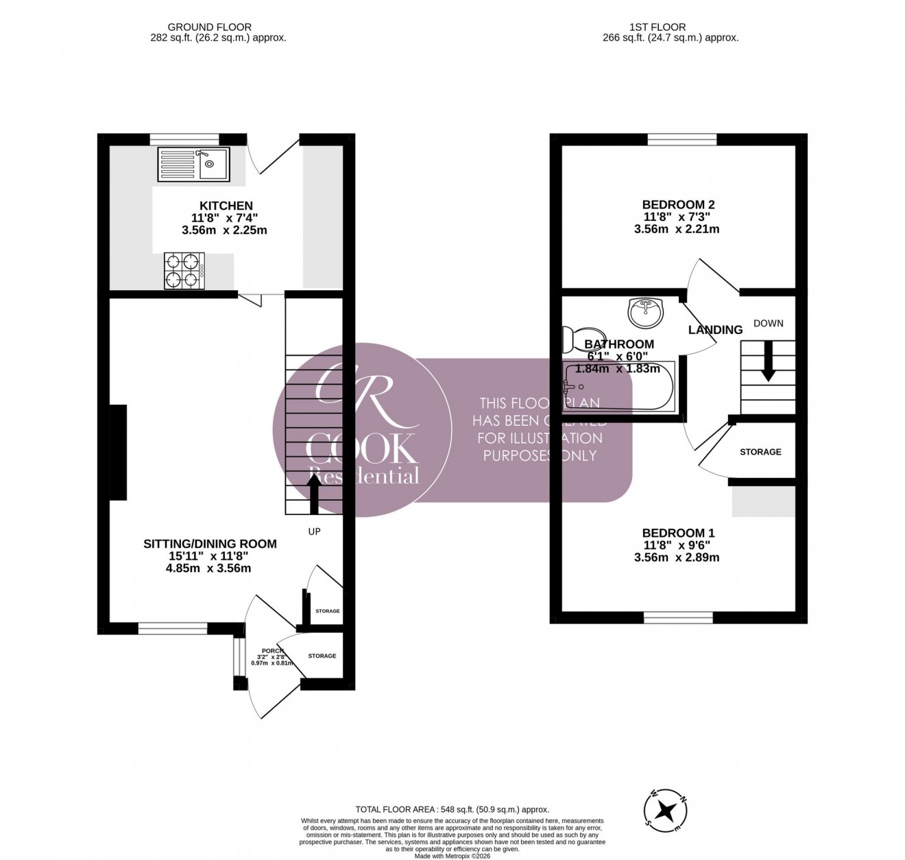 Floorplan for Willowbrook Drive, Cheltenham, GL51
