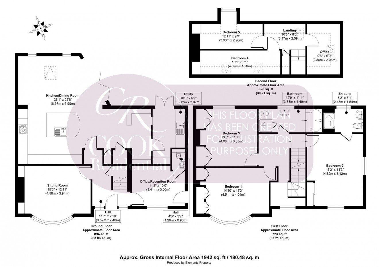Floorplan for Cirencester Road, Charlton Kings, GL53