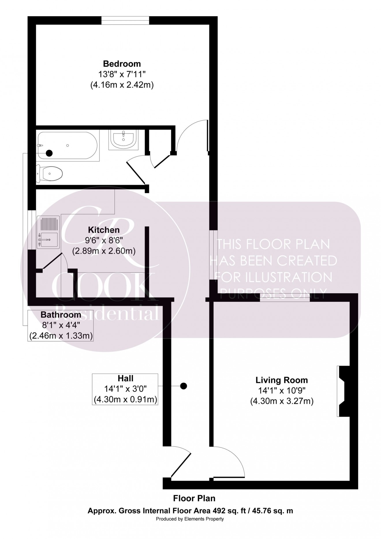 Floorplan for 12 Sydenham Road North, Cheltenham