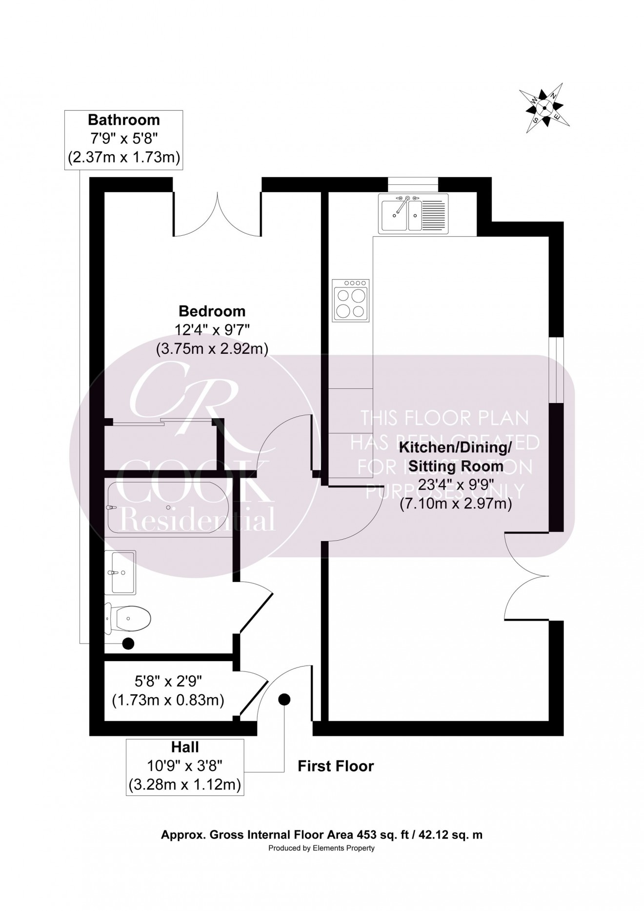 Floorplan for Prince Regent Avenue, Cheltenham, GL50