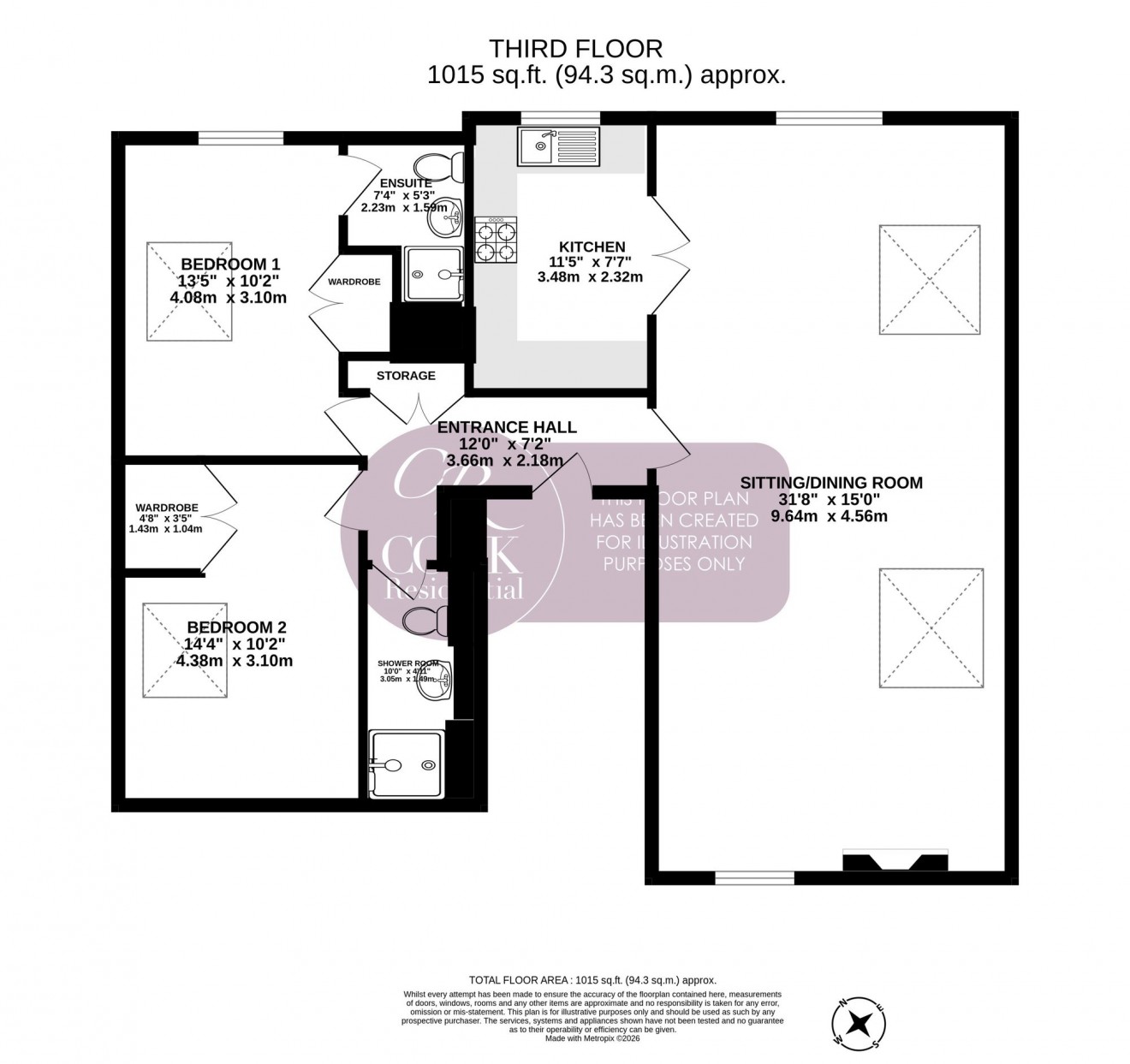 Floorplan for Promenade, Cheltenham