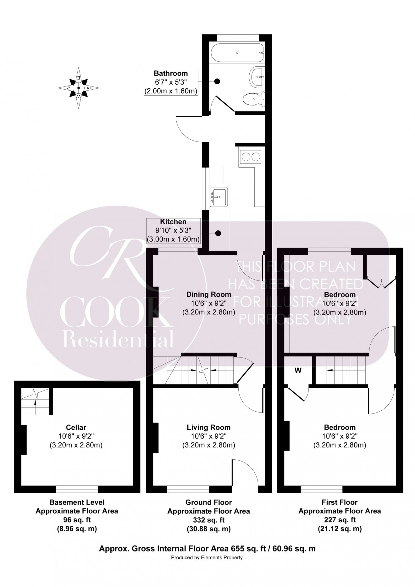 Floorplan for Union Street, Cheltenham, GL52