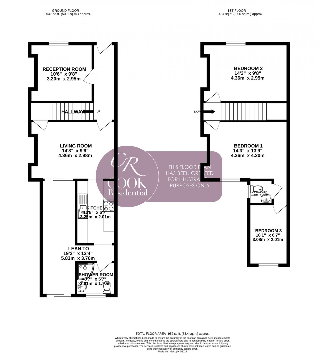 Floorplan for Townsend Street, Cheltenham, GL51