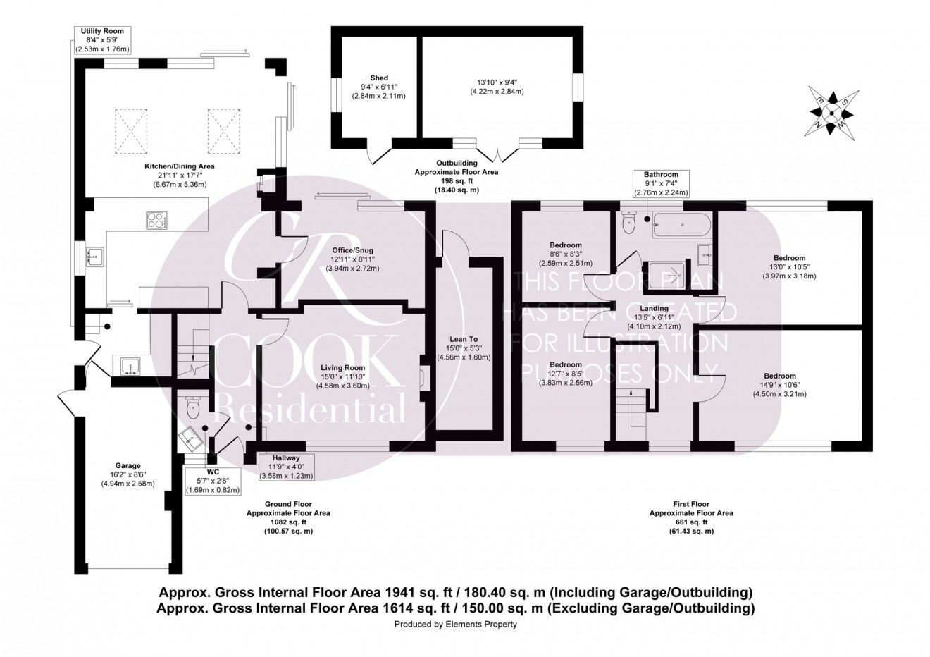 Floorplan for Bisley Road, Benhall