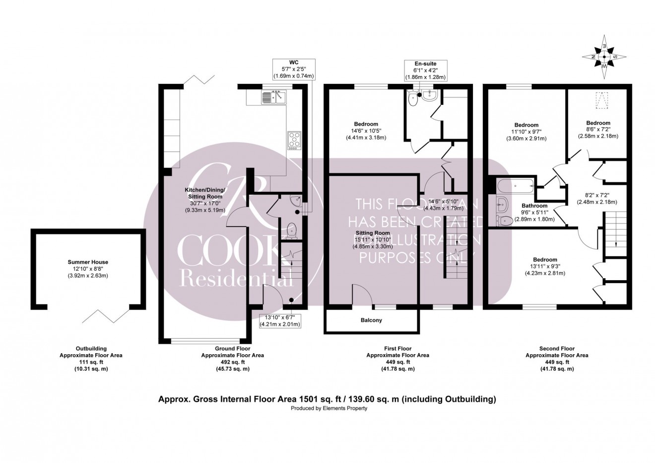 Floorplan for Cordwainers Road, Cheltenham