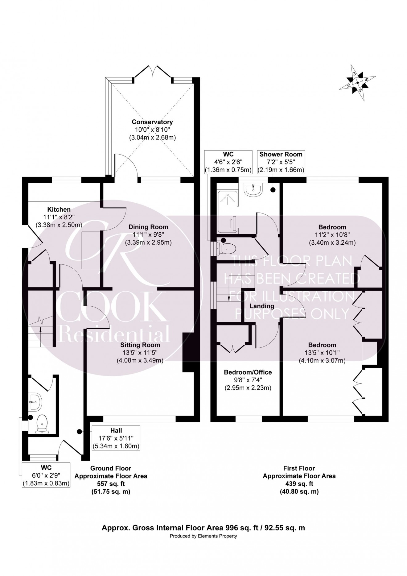 Floorplan for Stanway Road, Cheltenham, GL51