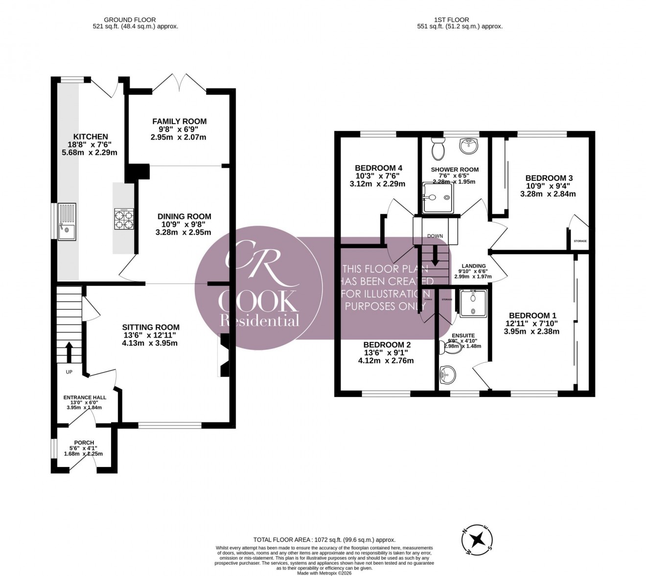 Floorplan for Hollis Road, Cheltenham