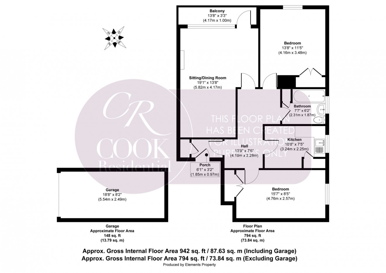 Floorplan for Pittville Circus Road, Cheltenham, GL52