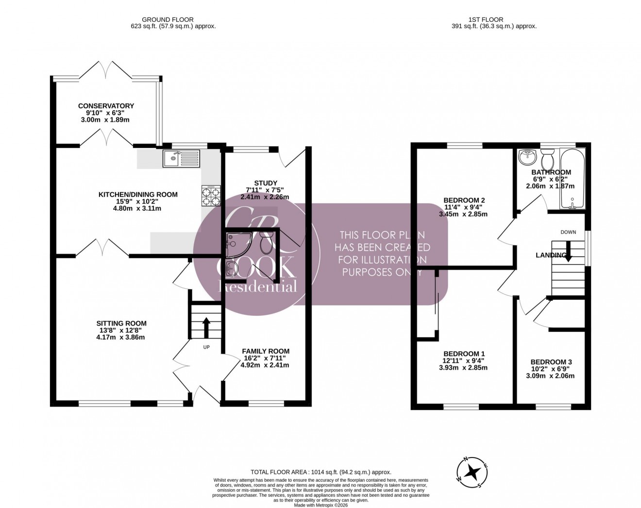 Floorplan for Distel Close, Wyman's Brook